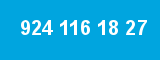 924 116 18 27 924 116 18 27